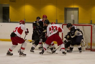 Frá leik Húna og Víkinga sl. laugardag