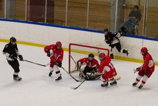 Frá leik Bjarnarins og SA á mótinu