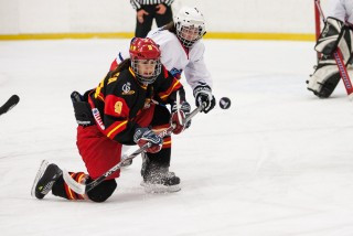 Frá leik Íslands og Spánar.