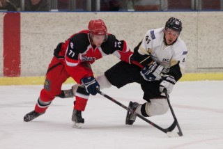 Frá leik Víkinga og Bjarnarins