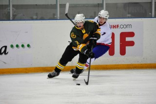 Úr leik okkar manna við ástrali