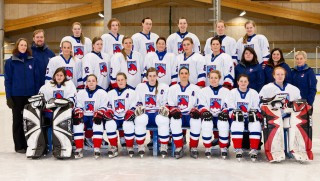 Hópurinn sem tók þátt í HM 2011