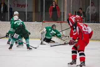 Frá leik Vikinga og Esju