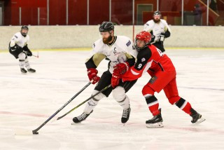 Frá leiknum í gærkvöld