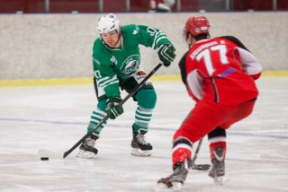 Frá leik SA Víkinga og UMFK Esju í gærkvöld