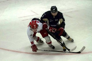 Frá leiknum á laugardag