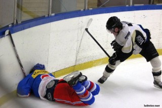 Frá leik SR og Húna sem fram fór í vikunni