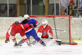 Frá leiknum á sunnudag