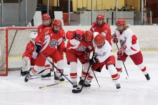 Ekkert gefið eftir - frá leiknum í gærkvöld