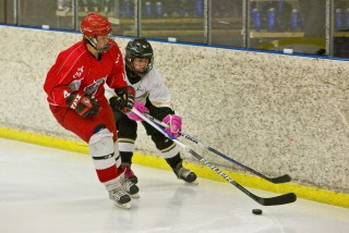 Úr leik SA og Bjarnarins í mfl. kvenna -