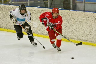 Úr leik SA og Bjarnarins í mfl. kvenna