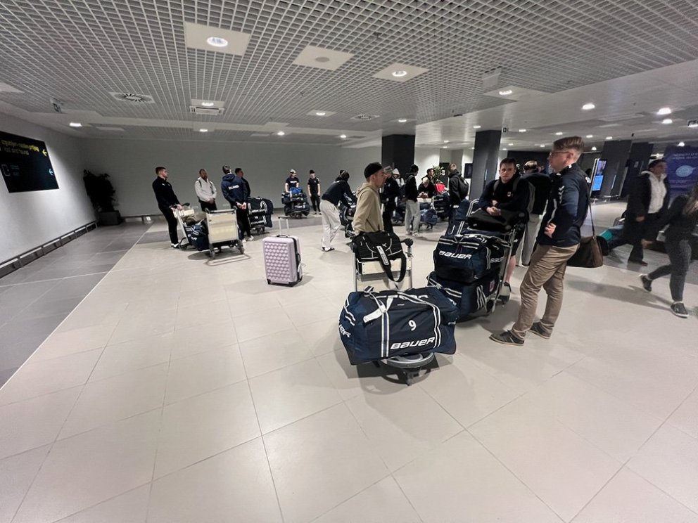 A-landslið karla komið til Serbíu