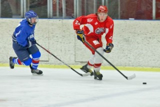 Úr nýlegum leik Víkinga og Fálka