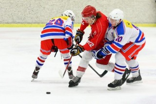 Frá leiknum á laugardag