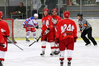 Frá leiknum í gærkvöld