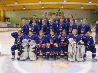 Íslenska liðið í myndatöku