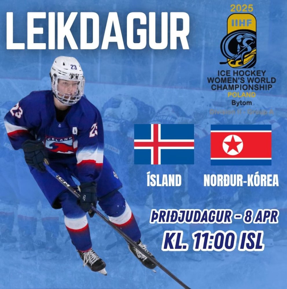 Landslið kvenna leikur gegn Norður Kóreu í dag klukkan 11:00