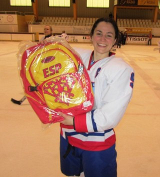 Sarah Smiley fyrirliði maður leiksins í dag