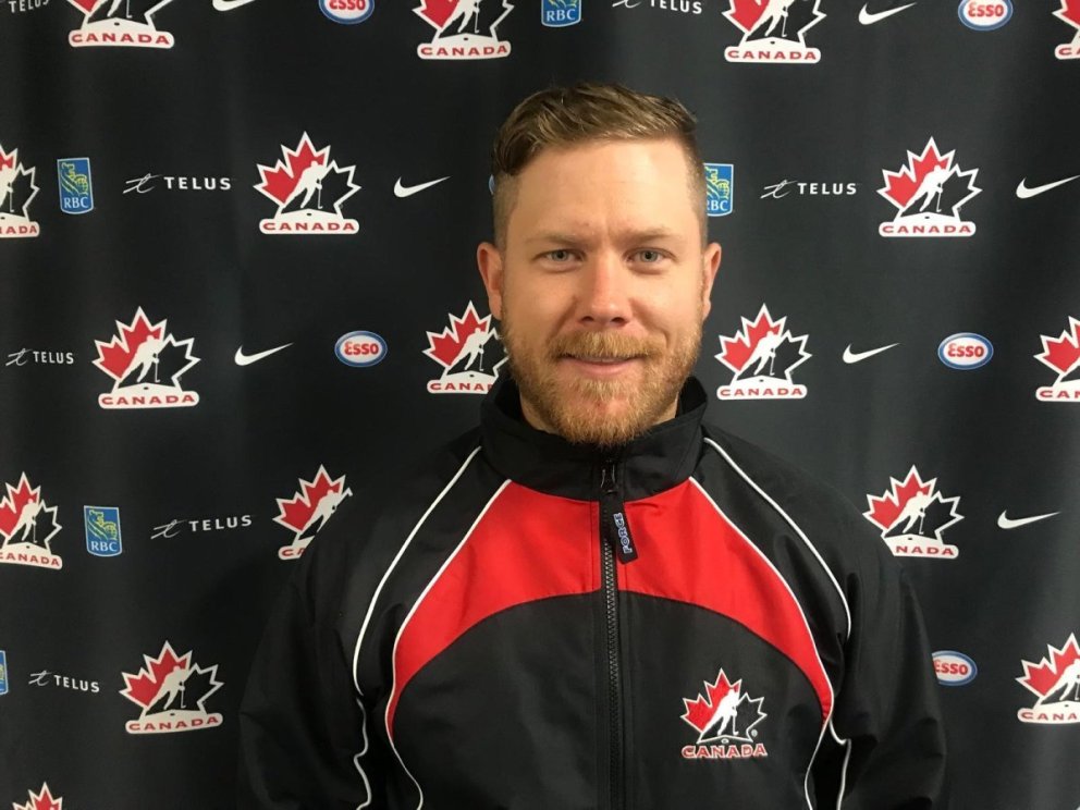 Sheldon Reasbeck þjálfari U20 ára landsliðs Íslands,