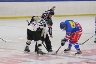 Frá leiknum í gærkvöld