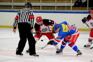 Frá leik SR og SA Víkinga um liðna helgi