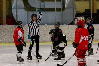 Frá leik í Brynjumótinu um sl. helgi