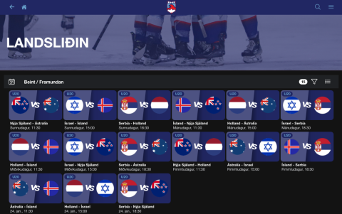 U20 lagðir af stað til Serbíu - Allir leikir liðsins í beinni á streymisveitu ÍHÍ