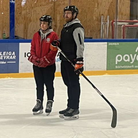 Sarah Smiley og Andri Magnússon leiðbeinendur á LPT námskeiði