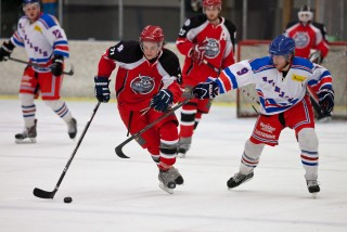 Frá leik liðanna sl. laugardagskvöl