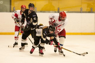 Frá leik Bjarnarins og SA Ásynja