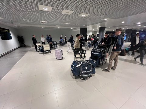 A-landslið karla komið til Serbíu