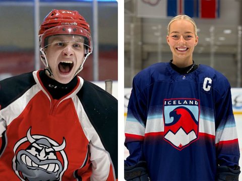 Íshokkífólk ársins 2025: Unnar Rúnarsson og Sunna Björgvinsdóttir