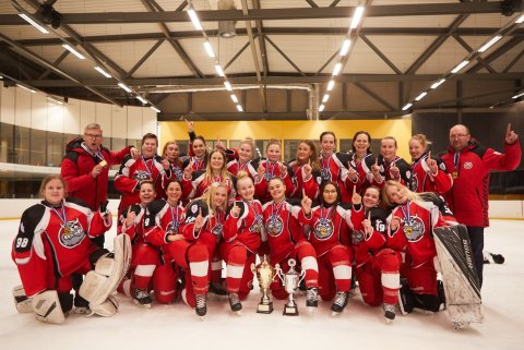 SA er Íslandsmeistari kvenna í íshokkí 2020