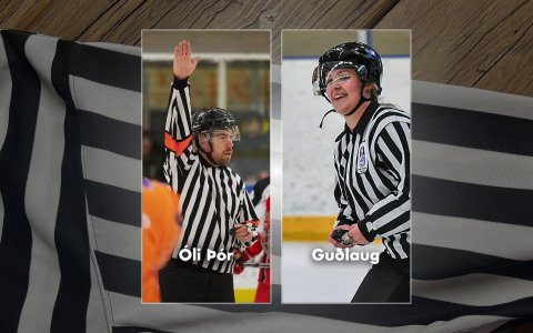 Fleiri íslenskir dómarar fá verkefni IIHF 2023 - 2024