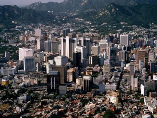 Liðið komið á hótel í S-Kóreu