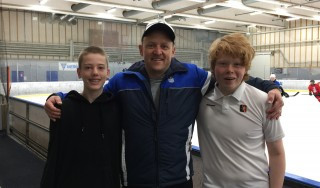 Strákarnir okkar í Vierumaki